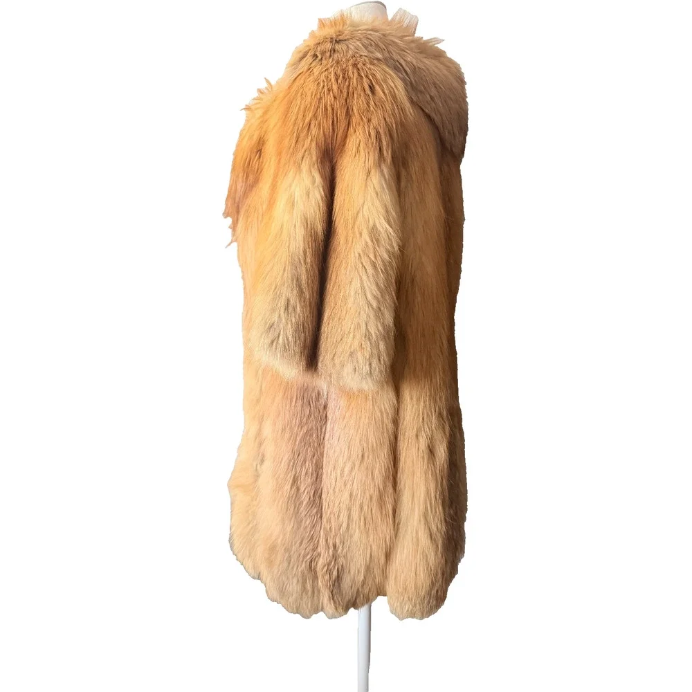 Saks Fifth Avenue Golden Fur Jacket - Picture 3 of 16